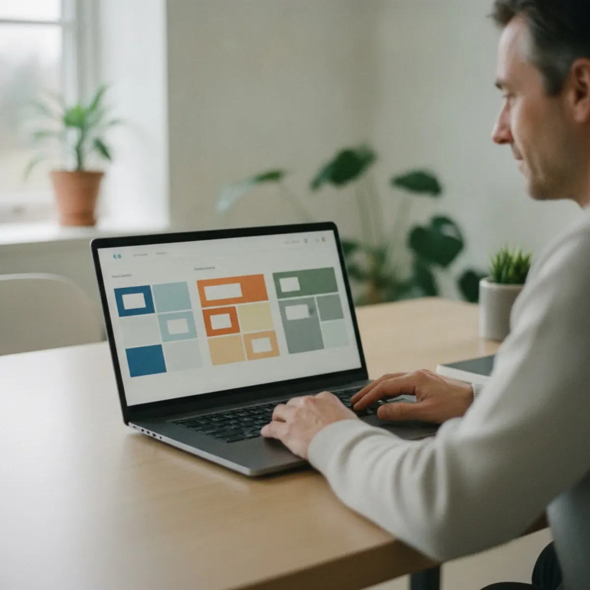 A laptop showing regional website variants for different markets in a digital marketing workflow