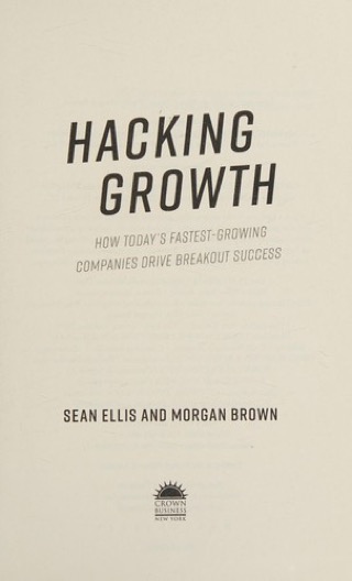 Hacking Growth book cover